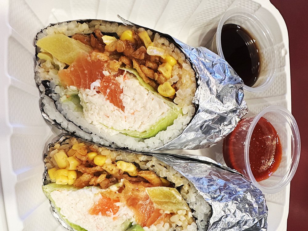 Salmon Sushi Burrito $19